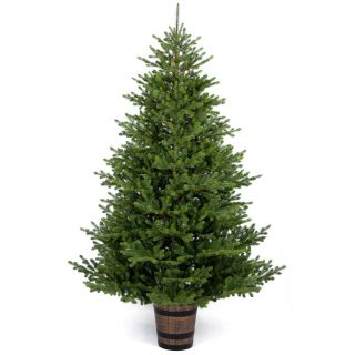 Albero Natale NATIONAL cm 180 PE+PVC c/Vaso Tondo T836 D124 - Flora